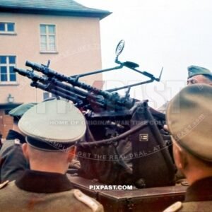 Double Machine gun MG 34 Zwillingssockel 36. 14. infantry division westwall 1941 Art. Regiment. 205. Germany