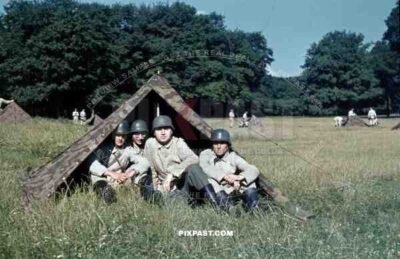 Dresden 1939 Zeltbahn tent training helmet boots comrades camo camouflage