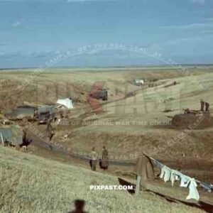 Dugouts near Stalingrad, Russia 1942