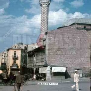 Dzhumaya mosque in Plowdiw, Bulgaria 1942