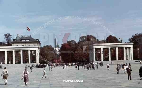 Ehrentempel at the Königsplatz in Munich, Germany 1941