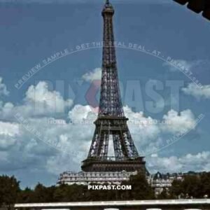 Eiffel Tower in Paris, France 1937