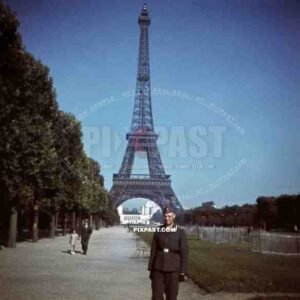 Eiffeltower in Paris, France 1941