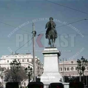 Equestrian statue of Muhammad Ali in Alexandria, Egypt 1939