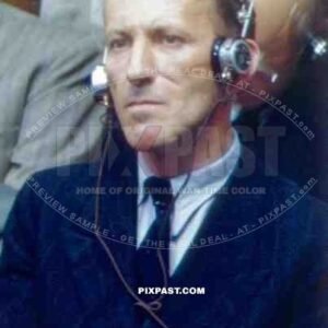 Ernst Kaltenbrunner. Chief of the Reich Main Security Office. NUREMBERG TRIAL 1946