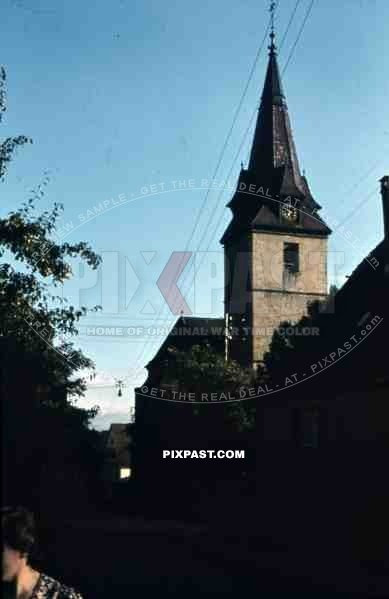 Evangelical St. Martin church in Kornwestheim, Germany 1939