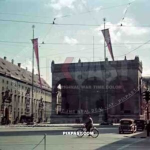 Feldherrnhalle at the Odeonsplatz in Munich Germany 1937