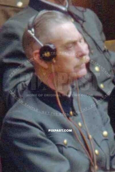 Field Marshal Wilhelm Keitel. Chief of the Armed Forces High Command. NUREMBERG TRIALS 1946.