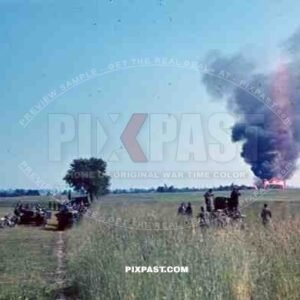 Fire on Russian position, 14th Panzer Division, Russia 1941