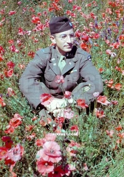 First lieutenant U.S. Army. Signal Corps. Ninth Air Force. Summer England 1944 before D-Day invasion