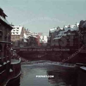Fleischbrücke in Nuremberg, Germany ~1940