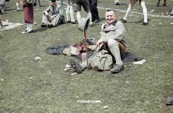 Frankentag on the Hesselberg in Dinkelsbühl, Germany 1939