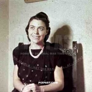 Frankfurt Germany, 1942, Girlfriend to Panzer Tank Driver in the 22nd Panzer Division.