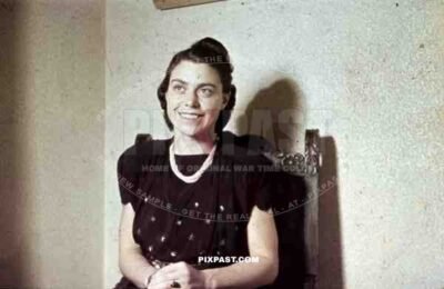 Frankfurt Germany, 1942, Girlfriend to Panzer Tank Driver in the 22nd Panzer Division.