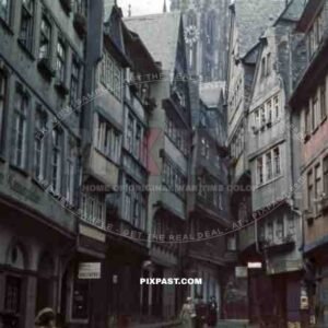 Frankfurt am Main, Hessen 1938, Am Romerberg,