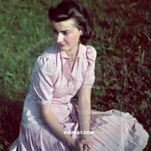 Freiburg Germany 1939 American tourist Carl Schurz portrait summer dress costume.