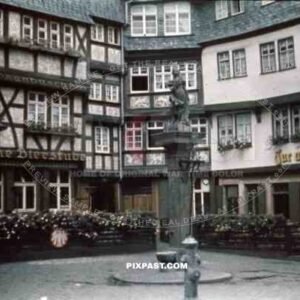 Freiheitsbrunnen in Frankfurt on the Main, Germany 1938