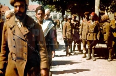 French Moroccan Colonial Troops captured by German Wehrmacht. France 1940