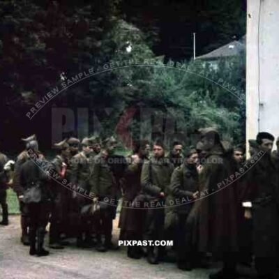 French army POW soldiers taken near Verdun France by the German Wehrmacht. Fall of France 1940
