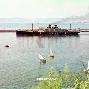French passenger Ship Paquebot EL BIAR in Marseille France September 1940
