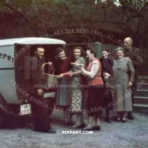 Fresh Baked bread delivery truck. 1937. Backerei und Gastwirtschaft von Otto Fink.  Furstensee bei Neustrelitz