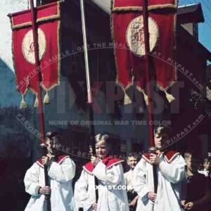 Fronleichnam, Fronleichnamsprozession, Freiburg Germany 1939