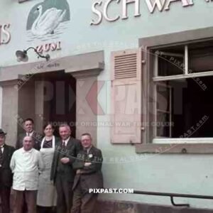 Gasthaus zum Schwan in Weil am Rhein, Germany 1939