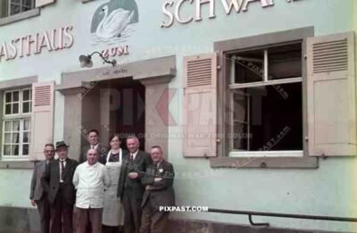 Gasthaus zum Schwan in Weil am Rhein, Germany 1939