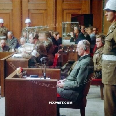 General Alfred Jodl. Chief of the Operations Staff of the Armed Forces High Command. NUREMBERG TRIALS 1946