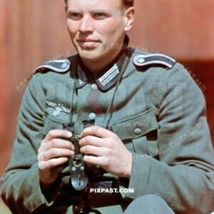 German Army Artillery Unteroffizier M36 tunic.  43rd Panzerjager Battalion. 8. Panzer-Division. CHOLM POCKET. August 1942