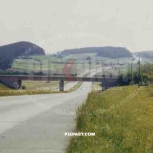 German Autobahn 95 between Munich and Garmisch. Bavaria Germany 1947.