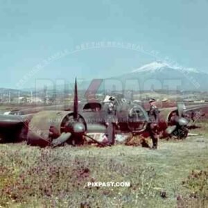German Junkers Ju 88 emergency landing, Catania-Fontanarossa Military Airport. Sicily March 1941