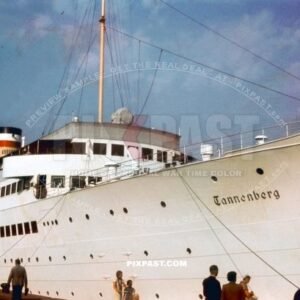 German KDF Ship Seedienstes Ostpreussen Tannenberg docked in Lubeck harbour Germany September 1939