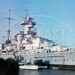 German Kriegsmarine Battleship Admiral Hipper in Kiel, Germany September 1939