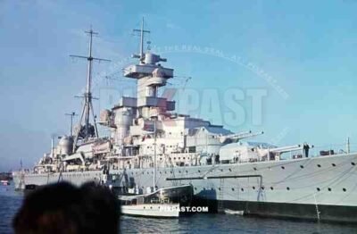 German Kriegsmarine Battleship Admiral Hipper in Kiel, Germany September 1939