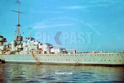 German Kriegsmarine Battleship Admiral Hipper in Kiel, Germany September 1939