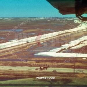 German Luftwaffe Reconnaissance Fieseler Fi 156 Storch plane photographing the Russian Polish border 1941
