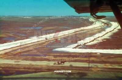 German Luftwaffe Reconnaissance Fieseler Fi 156 Storch plane photographing the Russian Polish border 1941
