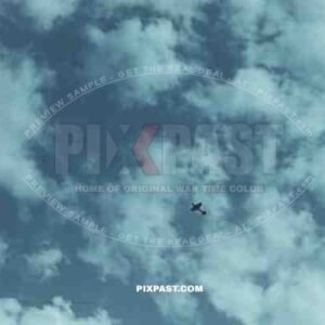 German Luftwaffe fighter aircraft flying over position of 22nd Panzer Division, Krim, Crimea, 1942