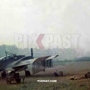 German Luftwaffe plane Messerschmitt Bf110. Lehrgeschwader 2. 7.(H)/LG2. South Russia 1941