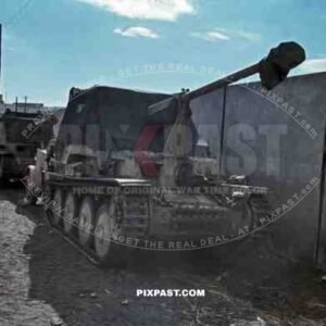 German Marder 3 Panzer Column in La Goulette, Tunisia 1942