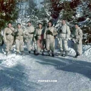 German PAK crew in winter uniform. 14.Panzerjaeger Kompanie. 6. Infantry Division. Winter 1942. near Rzhev Russia.