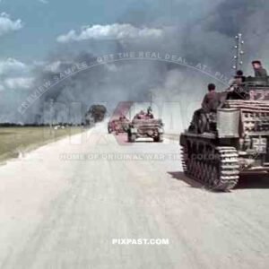 German Panzer 4, 1231, Operation Barbarossa, 1st Battery, 75th Panzer Artillery Reg, 3rd Panzer Division. Beresina August 1941.