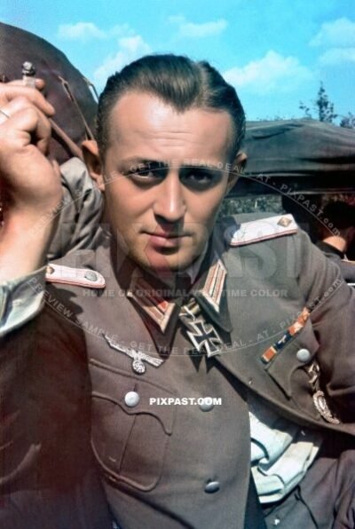 German Panzer Commander Ernst Georg Buchterkirche II Panzer Regiment 6 RKT. Condor Legion Tank Badge. Russia 1942