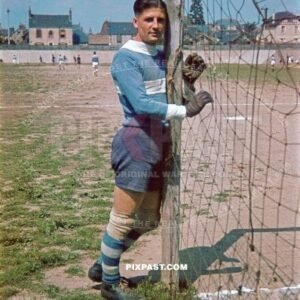 German Ramcke Fallschirmjager Paratroopers playing football in South France 1943