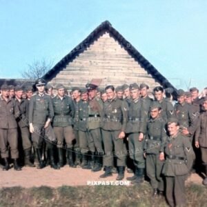 German Wehrmacht infantry group. 59th Reconnaissance Battalion. 8th Panzer Division. Russia August 1942. CHOLM
