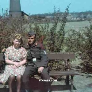 German air force soldier with Spanish Cross in Silver. Spanish Civil War, Condor Legion. Swinemunde Kurkaus 1940