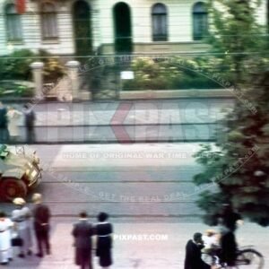 German army military parade in Klagenfurt am Worthersee Austria 1939. Sd.kfz 222 Armoured Car. 3 ss panzer division