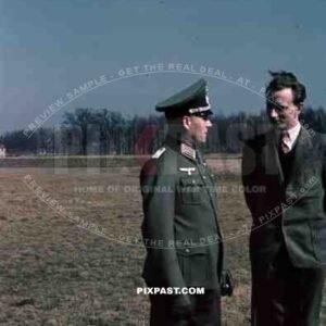 German army officer visiting civilian brother Berlin 1942