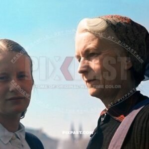 German mother and daughter in Lindau Germany 1944